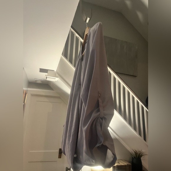 DKNY grey blouse M - Picture 8 of 8